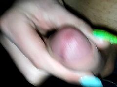 very long nails male cum