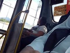 Masturbation in bus 21