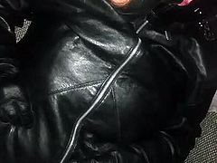 cum on leather