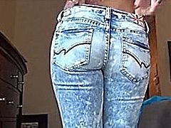 Janessa Brasil - Probando Jeans