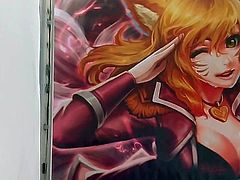 Popstar Ahri Cum Tribute Sop 12