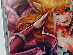 Popstar Ahri Cum Tribute Sop 12