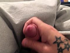 Big squirt of cum