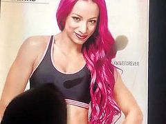 WWE Sasha Banks Cum Tribute