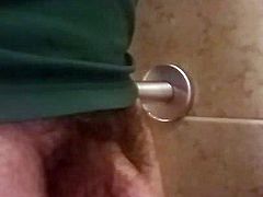Public Restroom Hard cock tease