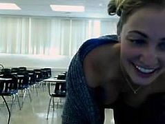 Cam in college classroom