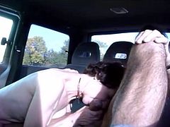 MOANING ORGASMS ON BACKSEAT