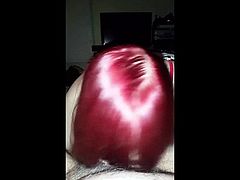 Redhead gal sucking cock - POV