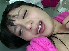 This Tokyo teen has big nipples and a hairy pussy. She loves it when her boyfriend sticks his finger deep into her vagina and makes her cum. The sexy lady is so dripping wet now. She sucks on his cock because she wants his cum.