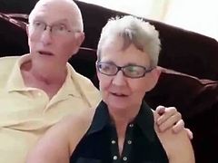 a granny is enjoying fuck withyoung guy with her Has.
