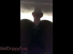 WetDrippyPuss: Fucking my Dildo (Doggystyle)