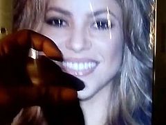 My Long Streak Ebony Cumshot Cumtribute for Shakira