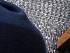 Asian feet at library