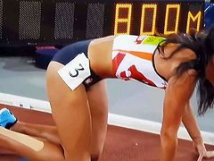 Athlete Katarina Johnson-Thompson's Hot Ass