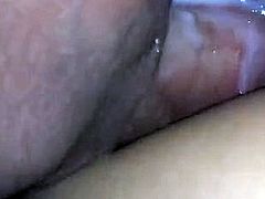Fucking Ex with creamy pussy with thong ong