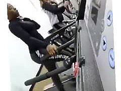 Black Bitch Shaking Ass Working Out