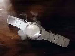 Cum on gf's white fossil watch