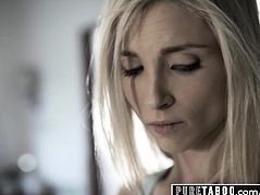 PURE TABOO Piper Perri Takes Daddy's Creampie to Shut Him Up