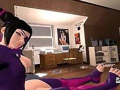 Hot Busty Animated Slut Sex Game