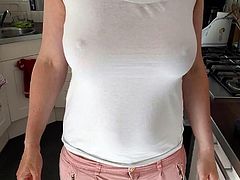 Big tits braless amateur