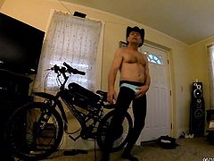 mike muters is, Cowboy Mike in, e-bike pose Cam 1