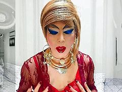 sissy girl niclo sexy heavy makeup13