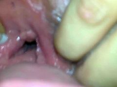 Pierced skinny Amateur fisting and banged