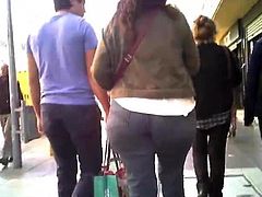 Milf pawg big ass on the street