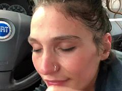 Car blowjob amateur 07