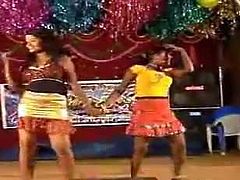south indian girls doing a vulgar dance on stage