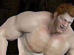 Best 3d gay game - Monster Hunk fucked World Of Gay