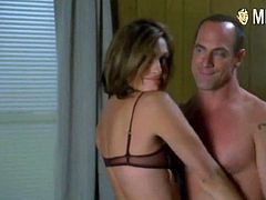 Mariska Hargitay In Bra On Law & Order SVU