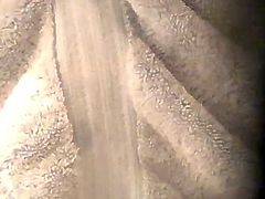 Groomed older friend getting out of shower (Spy Cam).