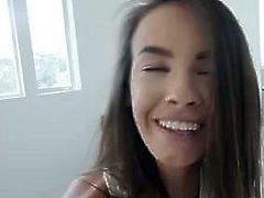 SisLovesMe - Caught Sucking Her Step-Bros Cock
