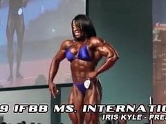 Muscle black woman legend Iris