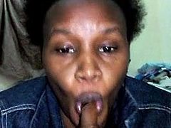 African girlfriend blows her finger for me