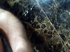 showering
