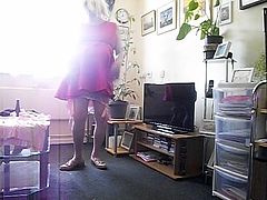 playing in my new dress