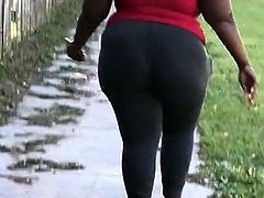 Phat ass booty jiggly bbw was so thick part 1