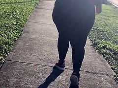 Phat ass booty jiggly bbw was so thick part 2