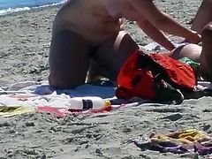 Naked teens on the beach