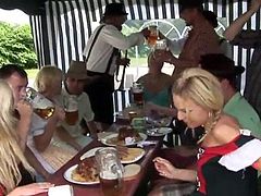 The sexual orgy at Oktoberfest part 1 - Watch Part2 On HDMilfCam.com