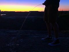 Sunset pee