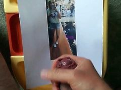 Auf Girl Foto Wichsen