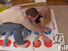 Twister with step sis takes a hot turn
