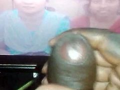 My Nasty Cum tribute on Beena and Her daughter Anupama Face