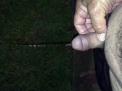 morning piss outside