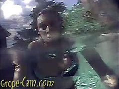 Juvenile legal age teenager lexa groped underwater menacing-fearsome greater quantity of her at grop