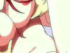 Anime large breasts mamma drilled by son