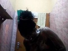 My Nigerian girlfriend showering